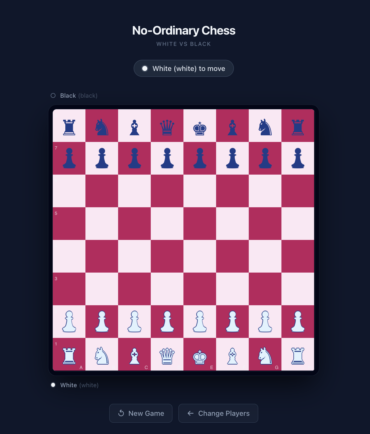 No-Ordinary Chess